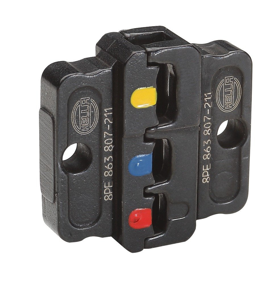 HELLA - Crimpzangeneinsatz - Metall - schwarz - Ø von: 0.5mm - Ø bis: 6.0mm - Profi,Typ I,II & III -