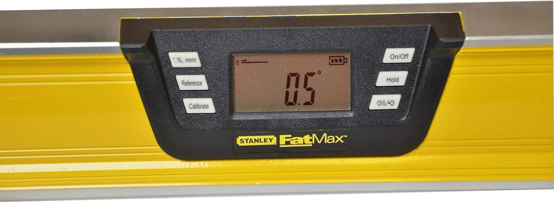 Stanley FatMax digitale Wasserwaage 60cm 0-42-065 – Neigungsmesser – Hohe Messgenauigket & Messberei