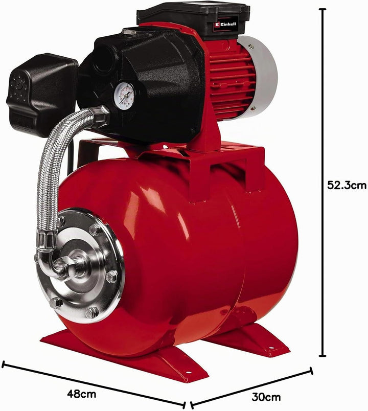 Einhell Hauswasserwerk GC-WW 6036 (600 W, max. Förderdruck 4 bar, Saughöhe max. 8 m, 3.600 l/h, 20 L