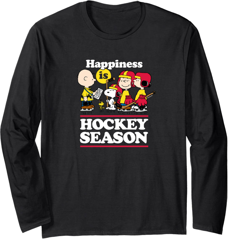 Peanuts - Glück ist Eishockey-Saison Langarmshirt