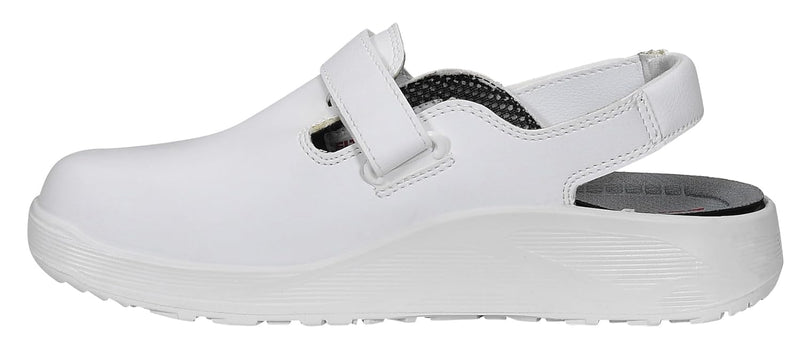 Berufsschuhe ELTEN MICHEL WHITE ESD OB, Herren, Clogs, leicht, weiss, ohne Kappe - Grösse 40 40 EU,