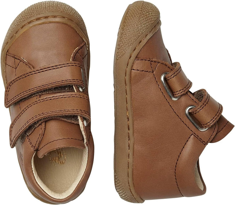 Naturino Cocoon VL-Lauflernschuhe aus Nappaleder, Cognac 19