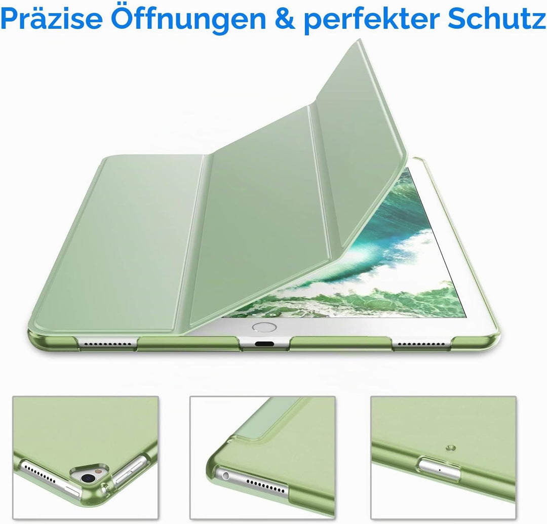 JETech Hülle für iPad Pro 12,9 (1. und 2. Generation, Modell 2015 und 2017), Schutzhülle mit Auto Sc