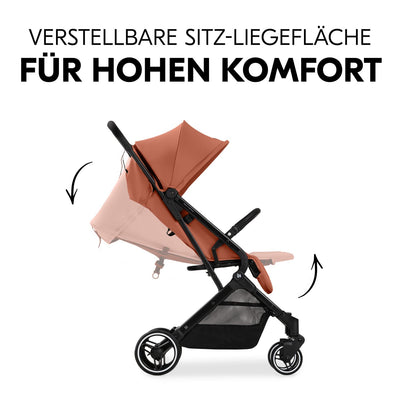 Hauck Reisebuggy Travel N Care Plus mit Liegefunktion, nur 7,2 kg, UV-Schutz 50+, bis 25 kg belastba