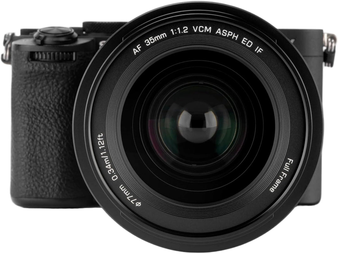 VILTROX 35mm F1.2 FE (N), AF 35mm f/1.2 LAB FE Objektiv für Sony E Mount Ohne LCD, Vollformat F1.2 P