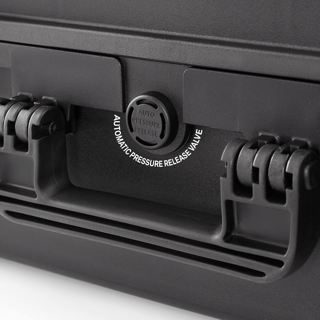 TOMcase Outdoor Schutzkoffer wasserdicht 34x30x15 cm - Hardcase Koffer IP67 | Transportkoffer mit Ra