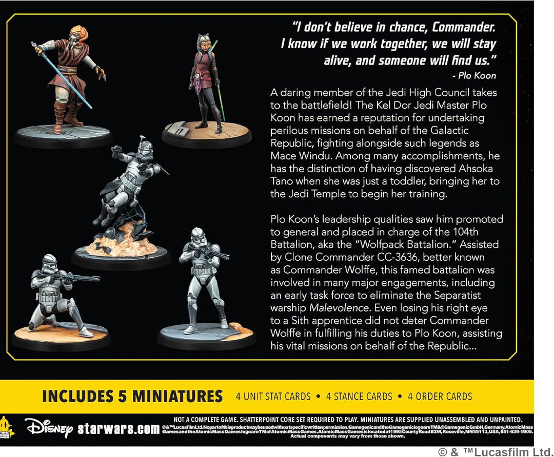 Atomic Mass Games, Star Wars: Shatterpoint – Mit gutem Beispiel voran, Squad-Erweiterung, Tabletop,