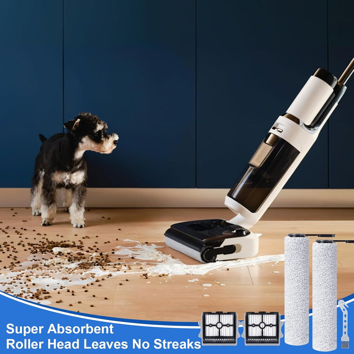 Ersatzbürstenrolle und HEPA-Filter Zubehör für Tineco Floor One Stretch S6/S7 Stretch Ultra/Switch S