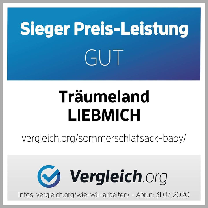 Träumeland S0200907 Sommerschlafsack LIEBMICH Baumwolle, Grösse 110 cm, Design 'Blumig': Ohne optisc
