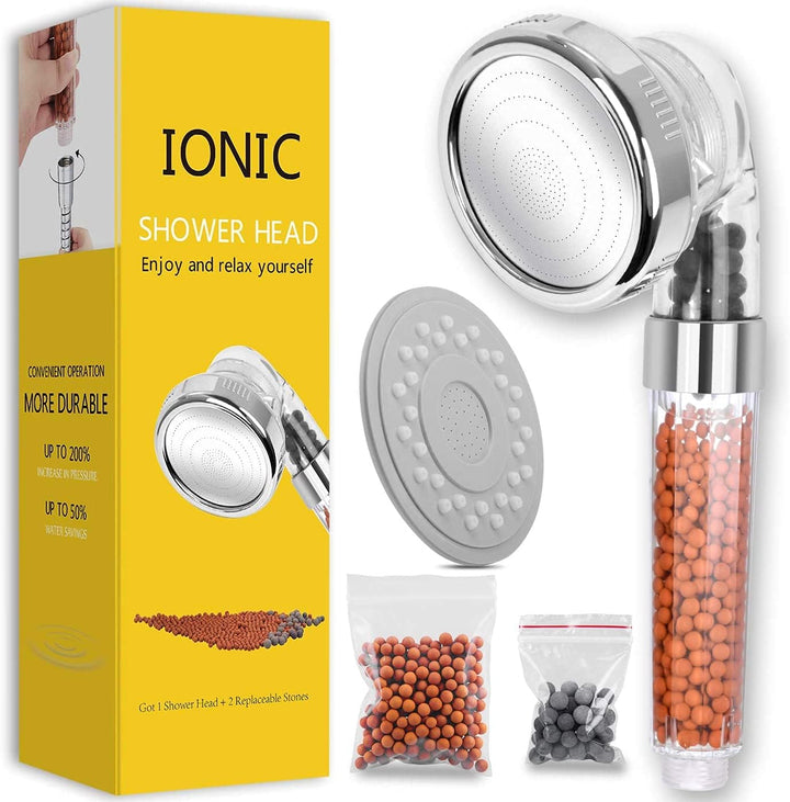 Duschkopf, Magichome Wassersparend Duschkopf Handbrause Ionen 3 Strahlarten mit Druckerhöhung für me