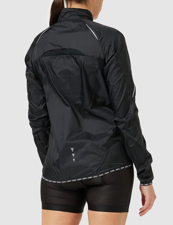 CMP Damen Bike Jacket Windproof Jacke 34 Schwarz, 34 Schwarz