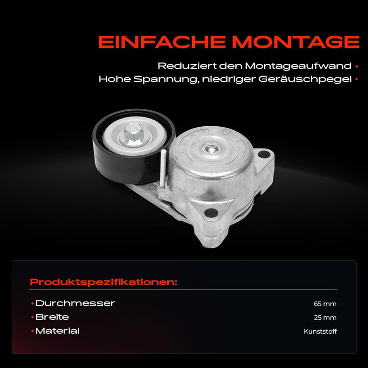 Frankberg Spannrolle Riemenspanner Kompatibel für CLS C218 E-Klasse W212 S-Klasse W221 W222 G-Klasse