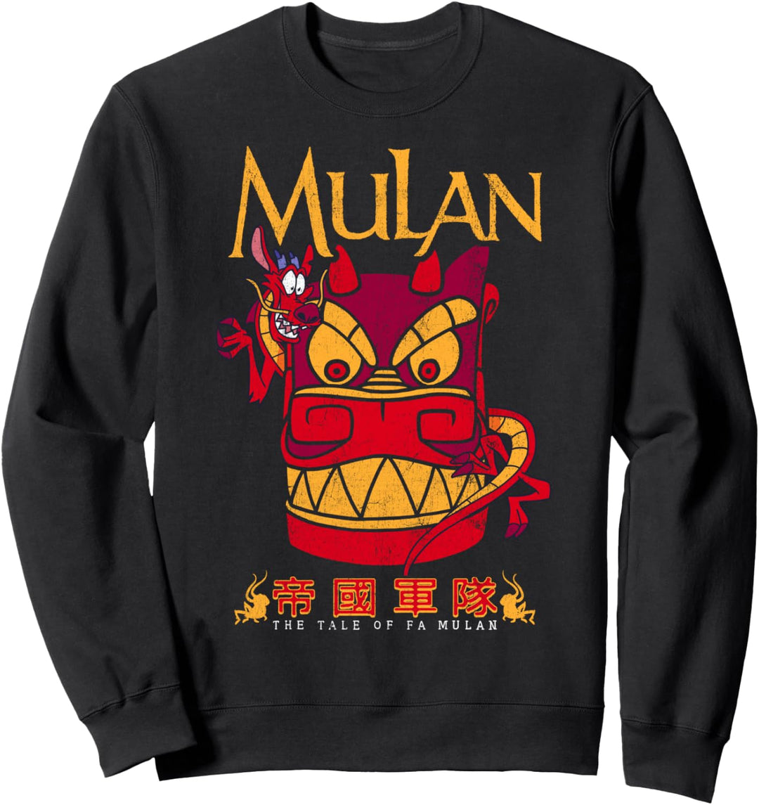 Disney Mulan Mushu The Tale Of Fa Mulan Title Sweatshirt