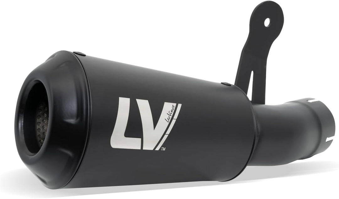 Endschalldämpfer LeoVince SLIP-ON SBK LV-10 FULL BLACK, Edelstahl schwarz, mit Zulassung für BMW S 1