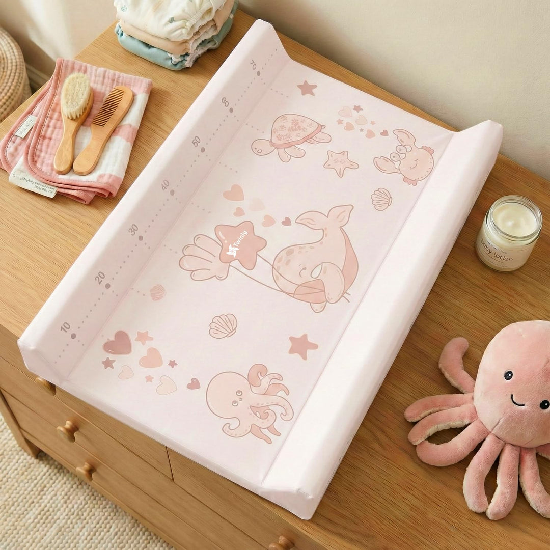 Twinly Bubbly – Faltbare 2-in-1-Baby-Badewanne – Ergonomisch verstellbare Höhe, abnehmbare Badewanne