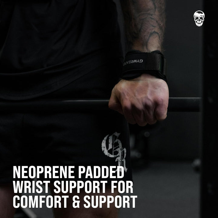 Gymreapers Gewichthebergriffe (Paar) für schweres Powerlifting, Kreuzheben, Rudern, Klimmzüge, mit N