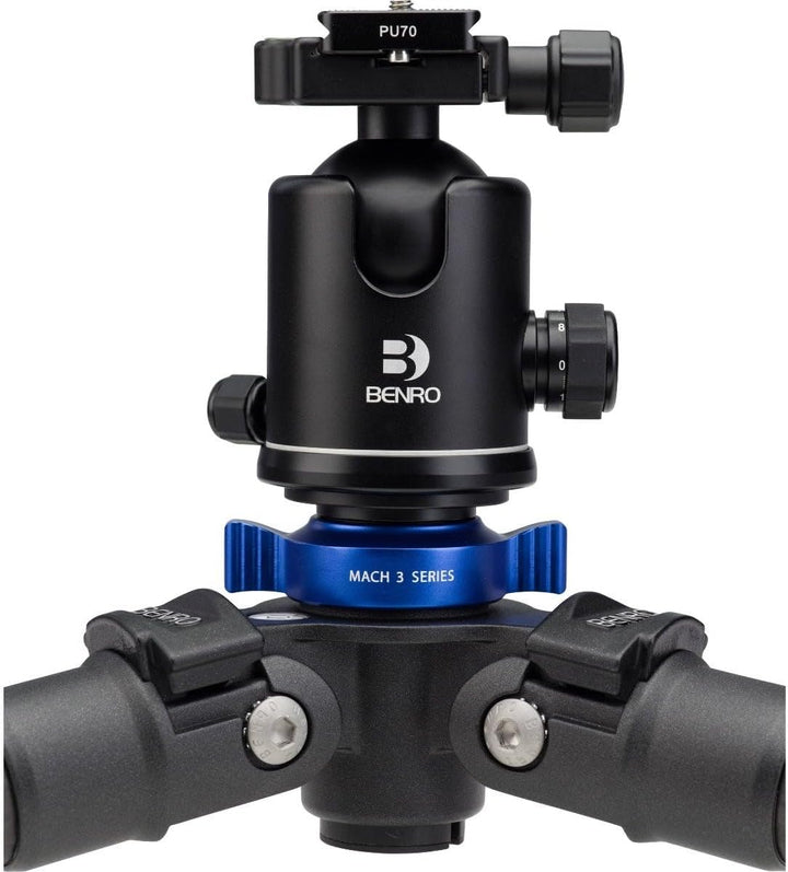 Benro Mach3 Tripod S4 Alum 3 Sect Long Aluminium-Stativ 4 Series/ 3 Section Long, Aluminium-Stativ 4