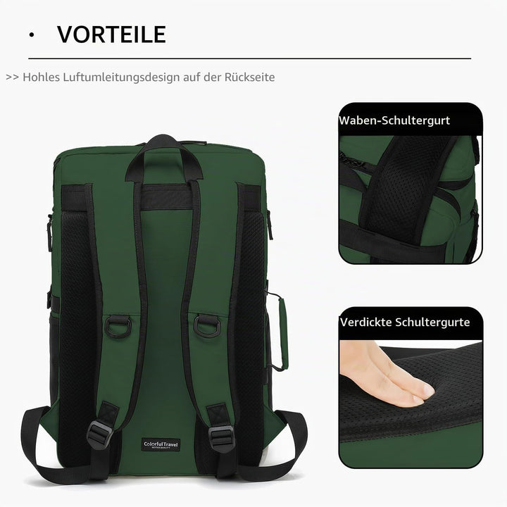 Kalesi Gym Duffle Bag Backpack 4-Way Waterproof with Shoes Compartment for travel Sport Hiking Lapto