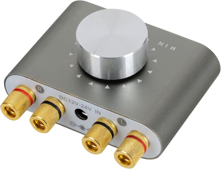 McGrey MAMP-250BT Mini-HiFi-Verstärker 100 Watt - Ultrakompakter Stereo-Verstärker - 2X 50 Watt - Bl