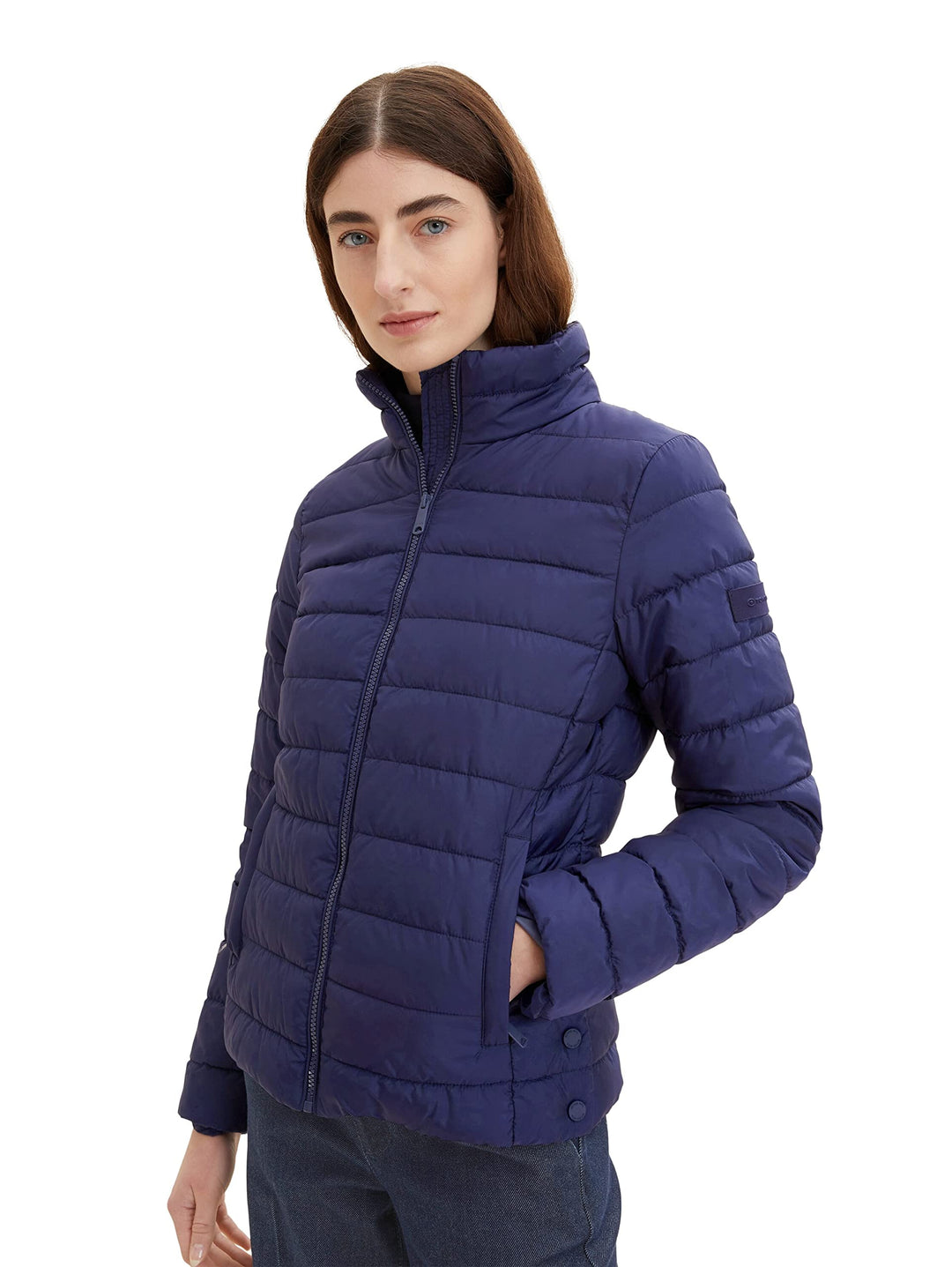 TOM TAILOR Damen lightweight quilted jacket M 11331 - Atlantic Ocean Blue, M 11331 - Atlantic Ocean