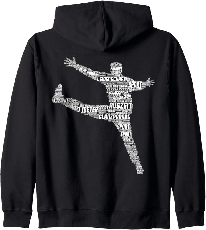 Handball Torwart Torhüter Handballer Kinder Jungen Kapuzenjacke