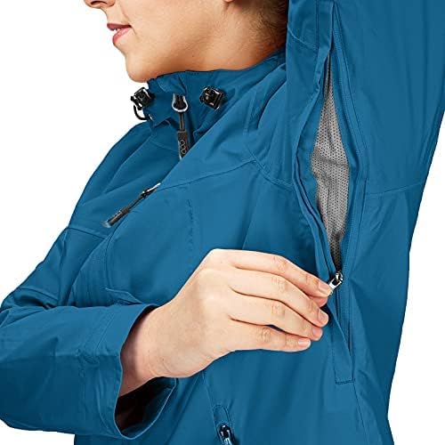 33,000ft Regenjacke Damen Wasserdicht Outdoorjacke Atmungsaktiv Herbst Übergangsjacke Leichte Jacke
