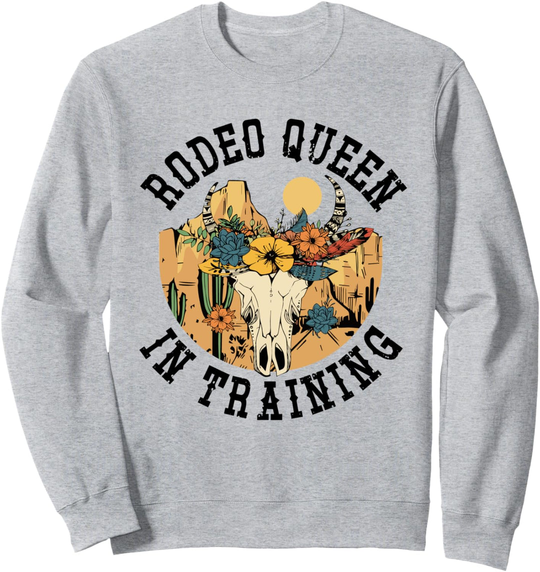 Retro Vintage Western Country Grafik Cowgirl Sweatshirt