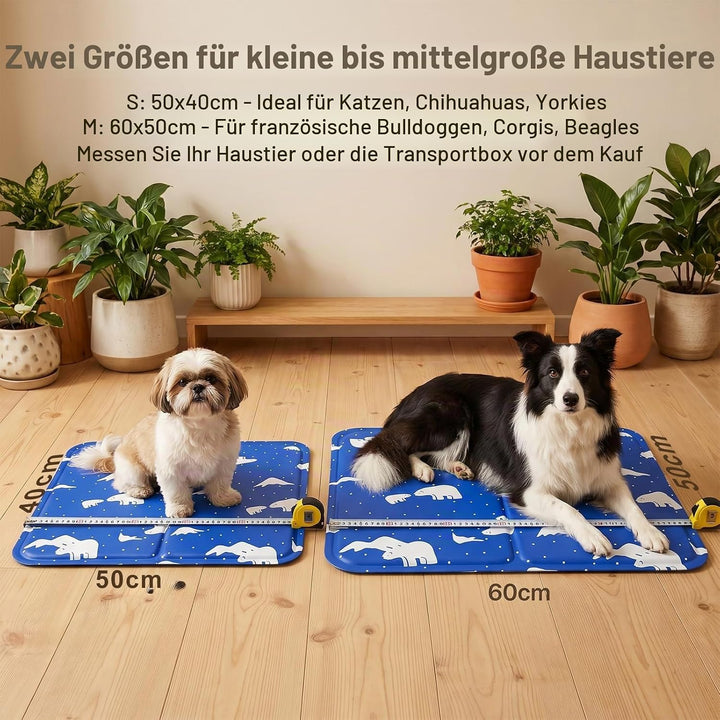 Kühlmatte Hunde Katzen, Haustier Kühlmatte, Hunde Kühlmatte Verwenden Selbstkühlend mit Ungiftiges G