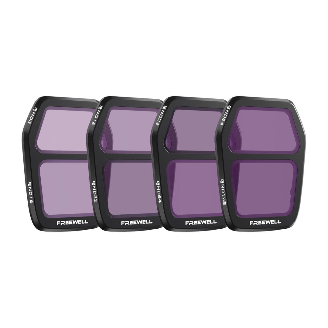 Freewell Air 3S Split ND Filter 4-Pack mit ND8/ND16, ND16/ND32, ND32/ND64, ND64/ND128 für ausgewogen