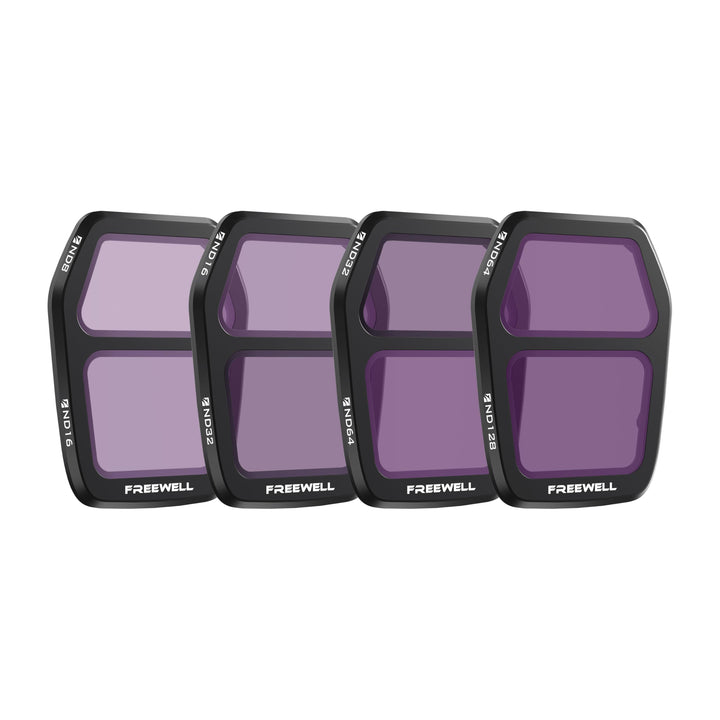 Freewell Air 3S Split ND Filter 4-Pack mit ND8/ND16, ND16/ND32, ND32/ND64, ND64/ND128 für ausgewogen