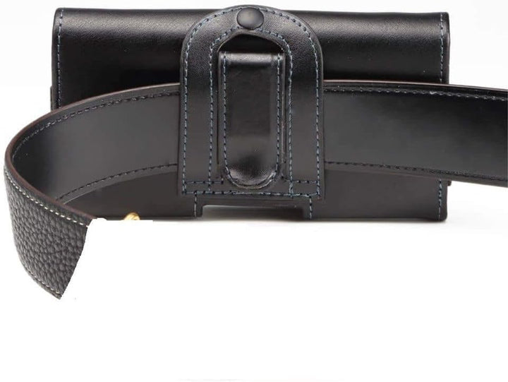 Genuine Leather Case Belt Clip Horizontal für Sony Xperia XZ1-Compact - Black