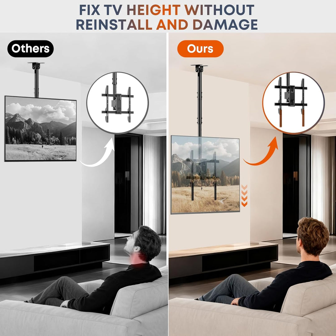 VESA Adapter Verlängerungsplatten für TVs mit niedrig positionierten VESA-Bohrungen, Erweiterungs Ki