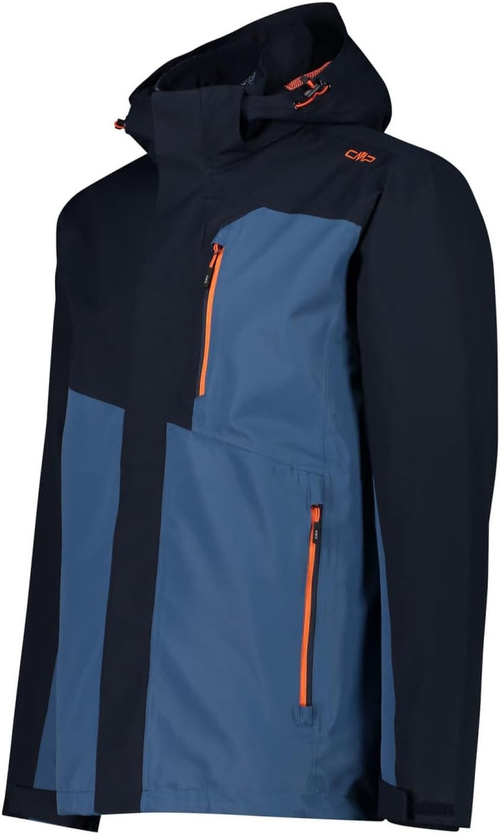 CMP Herren 2in1 Jacke Doppeljacke 52 Schwarz Blau, 52 Schwarz Blau