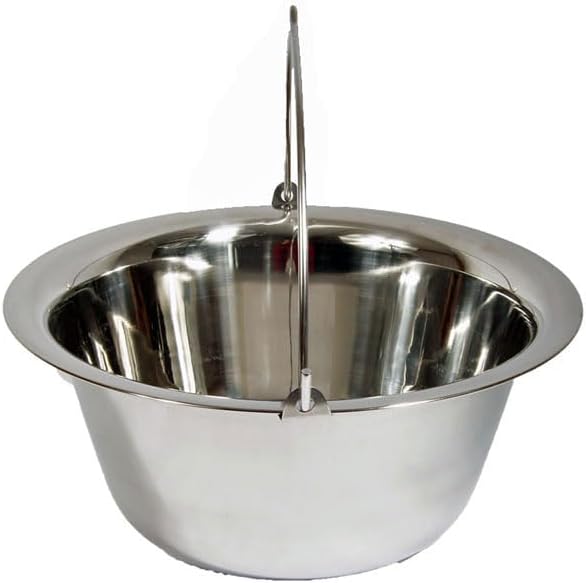 6L Gulaschkessel Topf aus Edelstahl ohne Deckel