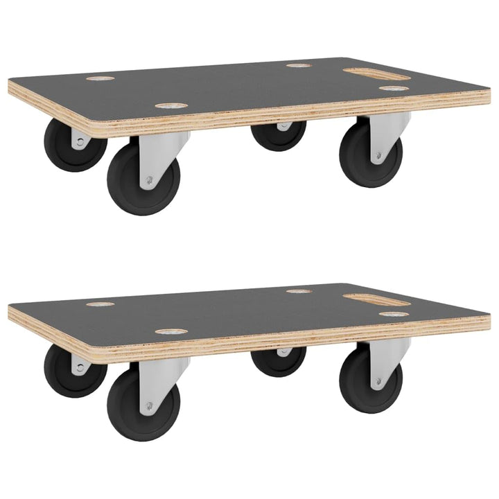 vidaXL Rollbretter 2 STK. Rechteckig 80x55x11,5 cm 80 x 55 x 11.5 cm, 80 x 55 x 11.5 cm