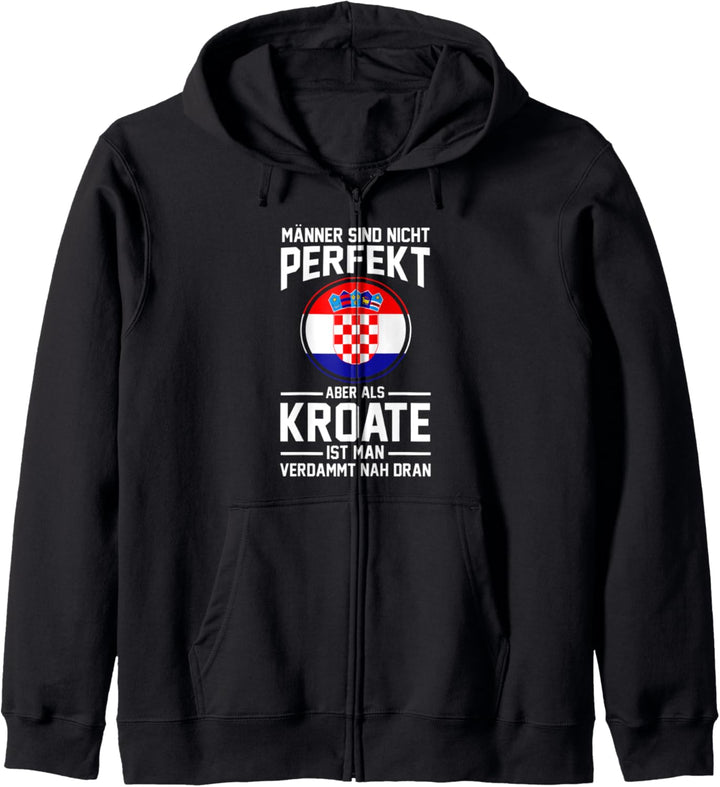 Kroatischer Mann Kroate Kroatin Kroaten Kroatien Kapuzenjacke