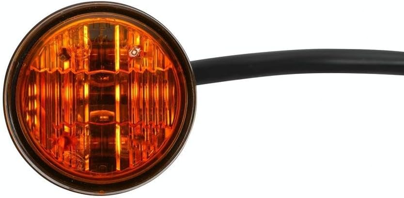HELLA - Zusatzblinkleuchte - LED - 12V - Einbau/geklebt - Lichtscheibenfarbe: gelb - LED-Lichtfarbe: