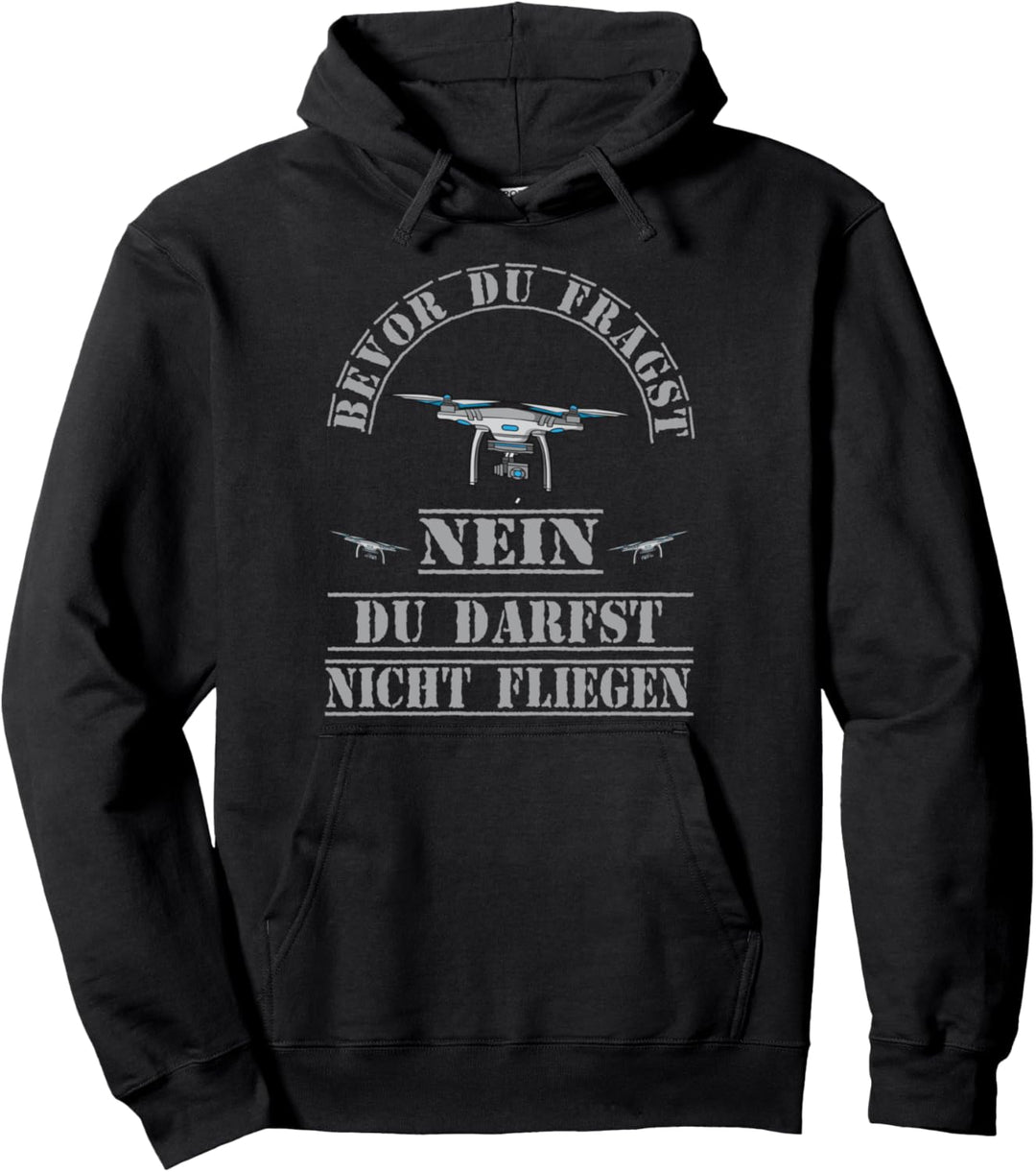 Bevor Du Fragst Design Pullover Hoodie