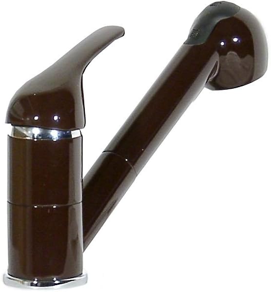 Küchenarmatur Spütisch, Spüle, Armatur, Brause, Mocca
