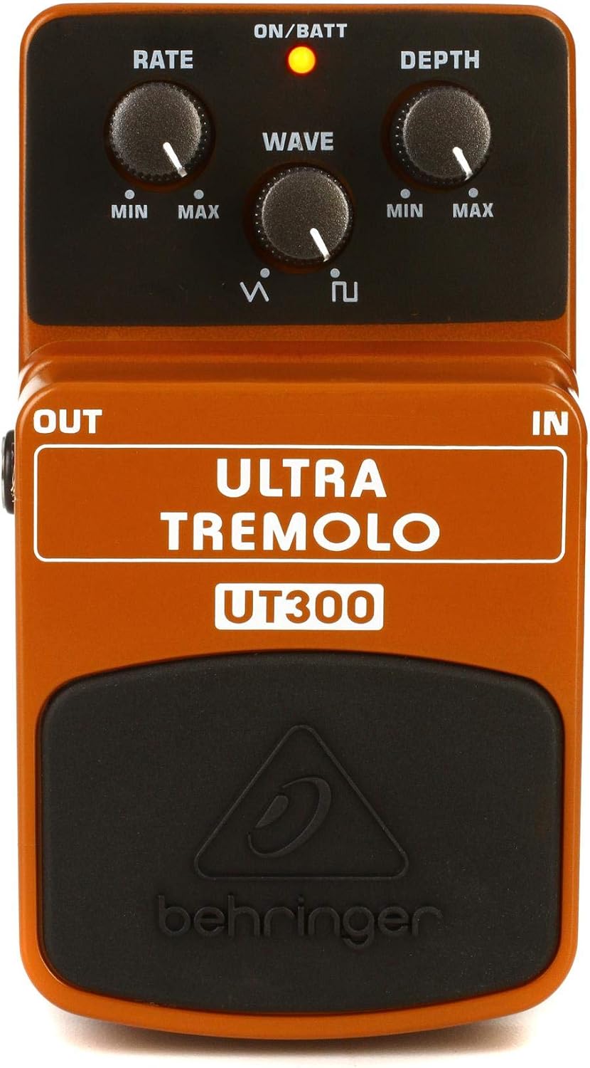 Behringer UT300 Ultra Tremolo Klassisches Tremolo-Effektpedal ULTRA TREMOLO UT300 Guitar Pedal, ULTR