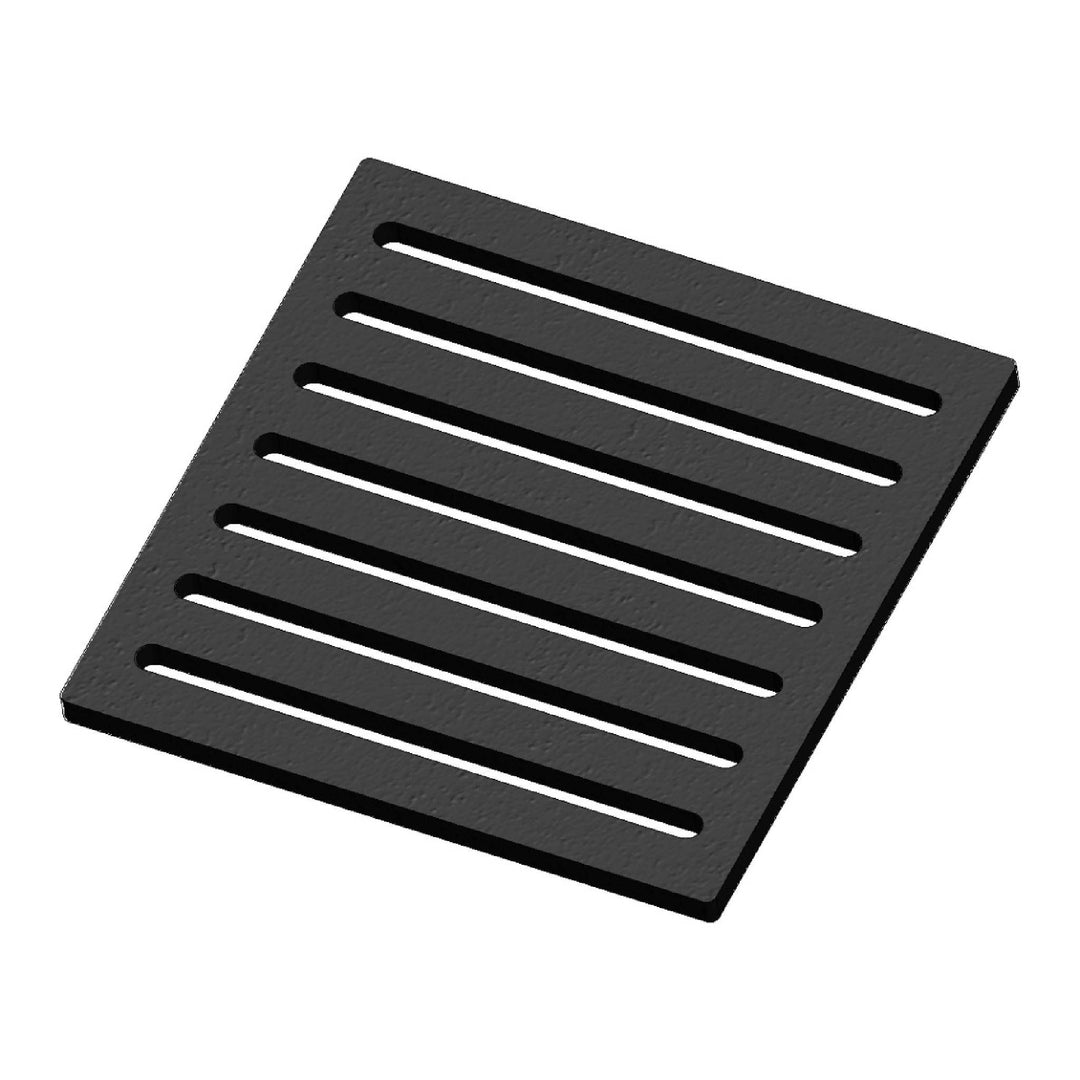 Kaminrost/Ascherost Eckig 220 x 220 x 10 mm passend für Spartherm ** Kaminöfen inkl. Modellübersicht