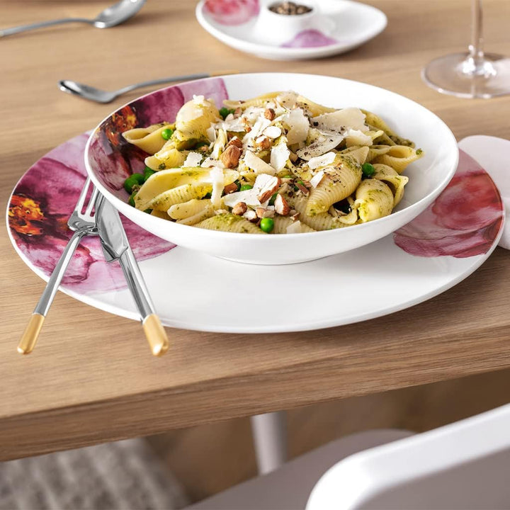 Villeroy & Boch Gourmetteller Coupe, Floral, 32 x 32 x 2,5 cm Plato gourmet Floral, Plato gourmet Fl