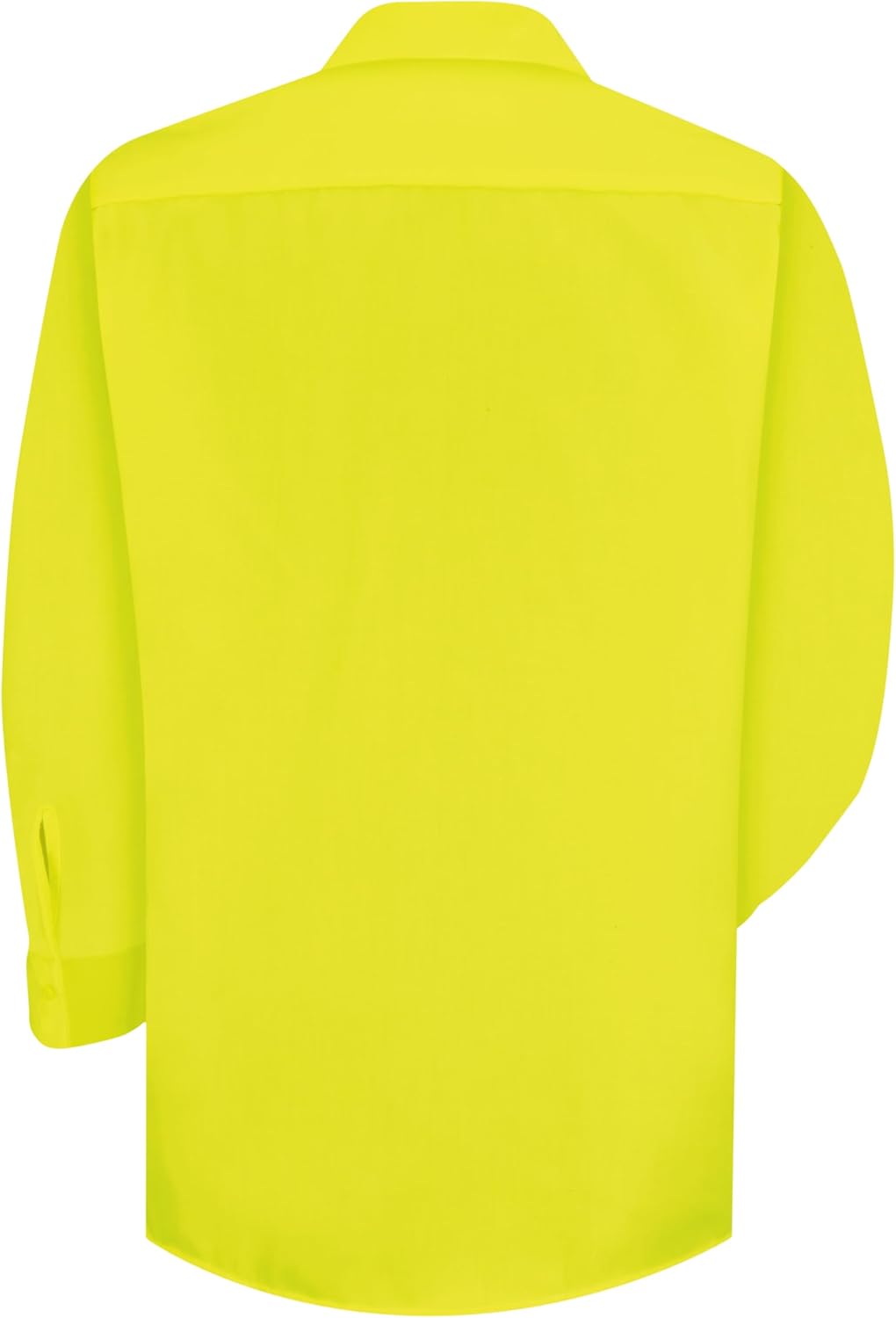 Red Kap Herren Men's Long Sleeve Enhanced Visibility Work Shirt Hemd XL Fluoreszierend Gelb/Grün, XL