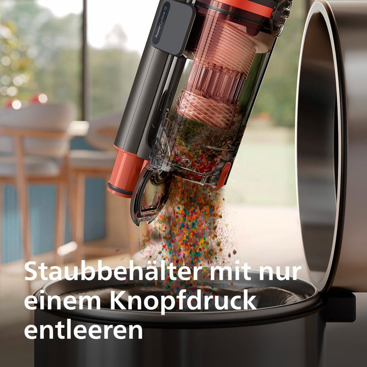 Philips Akkustaubsauger 7000 Series Pet, Überlegene Saugleistung, 80 Min. Laufzeit, Bodentypenerkenn