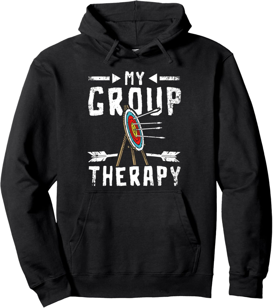 Meine Gruppentherapie Bogenschiessen Pullover Hoodie