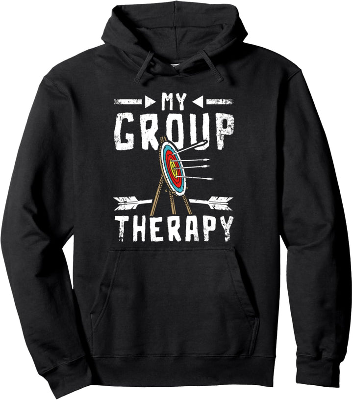 Meine Gruppentherapie Bogenschiessen Pullover Hoodie