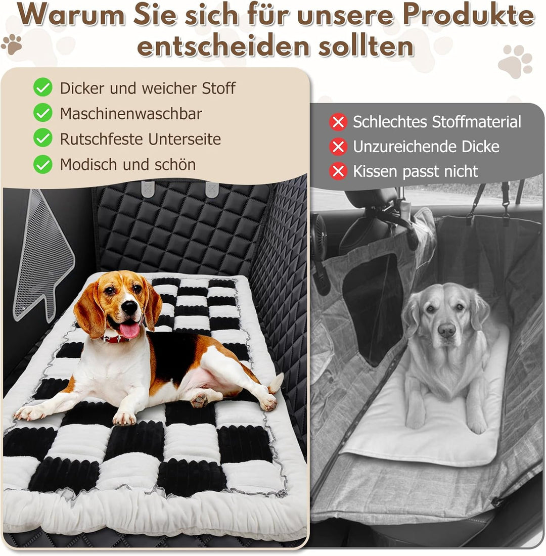 Hunde Rücksitzbank Auto Hundebett Matte - Decke Plaid Reise Haustier Matte, rutschfeste, wasserdicht