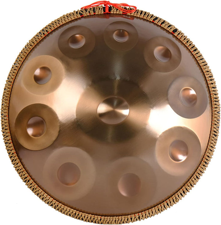 JTYX Handpan Drum 22 Zoll Schlaginstrument Handtrommel aus Stahl mit weicher Handpantasche, 2 Handpa