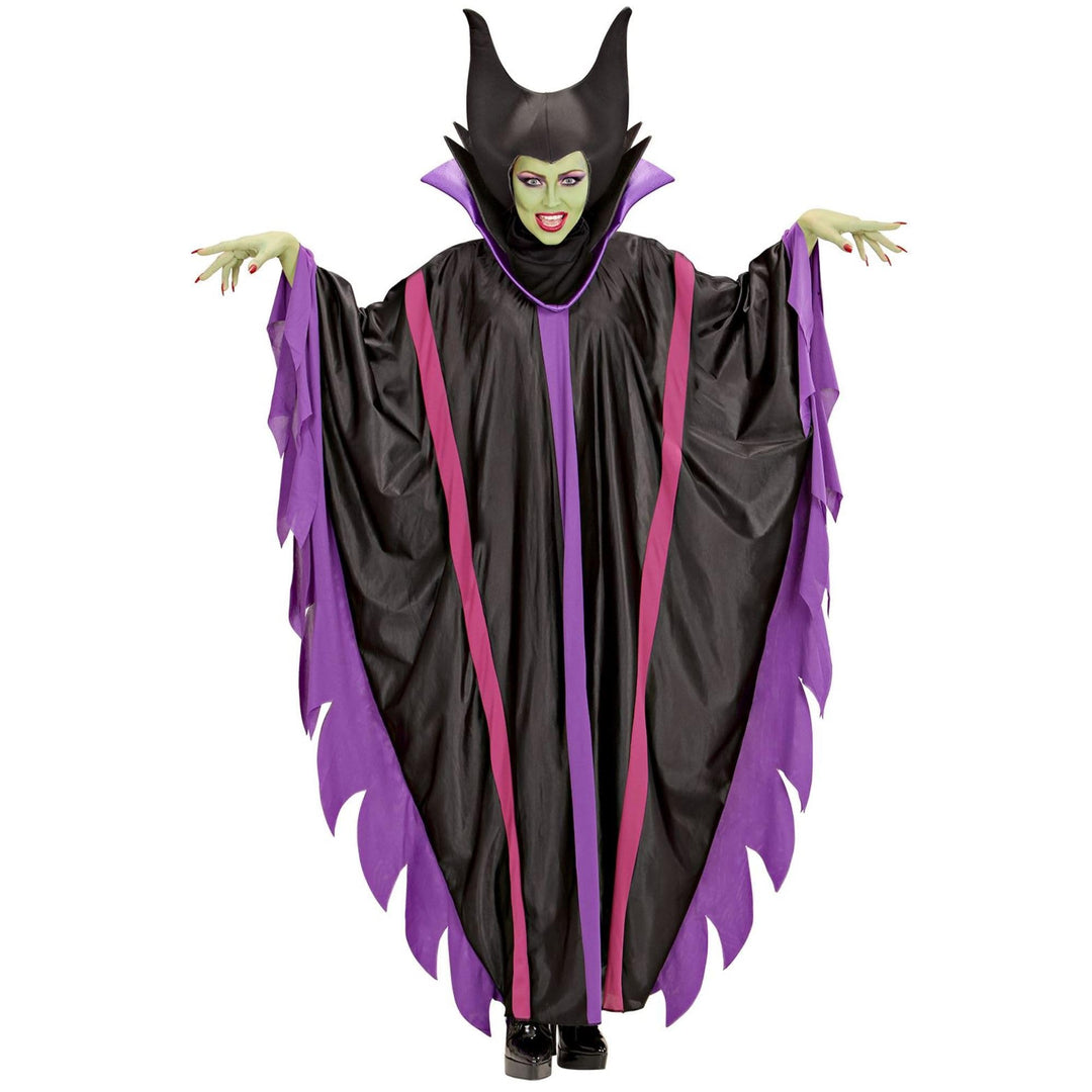 "MALEFIZIA" (dress with stand-up collar, hat) - (S), S