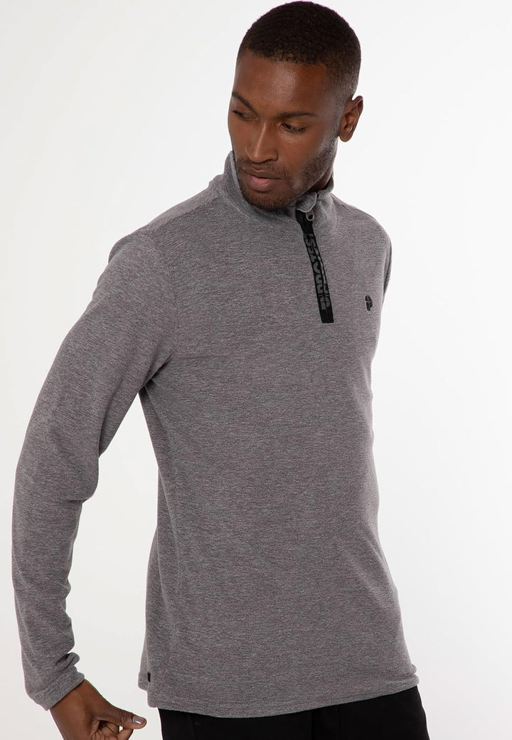 Protest Herren Perfectym Fleece XL Dark Grey Melee, XL Dark Grey Melee